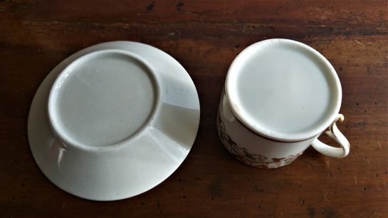 Tasse litron en Porcelaine de Paris