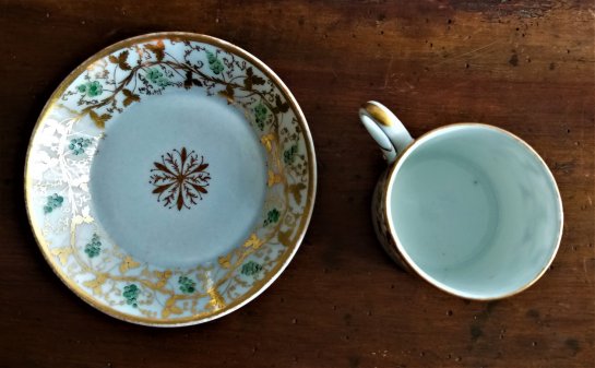 Tasse litron en Porcelaine de Paris