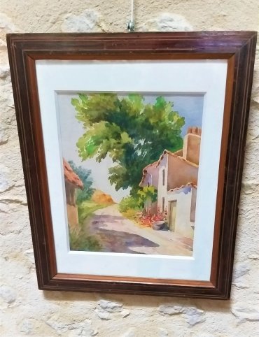 Aquarelle signée Néré