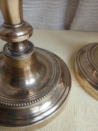 Paire de Bougeoirs Louis XVI