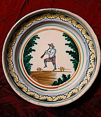 Assiettes Auxerroises fin XVIII 
