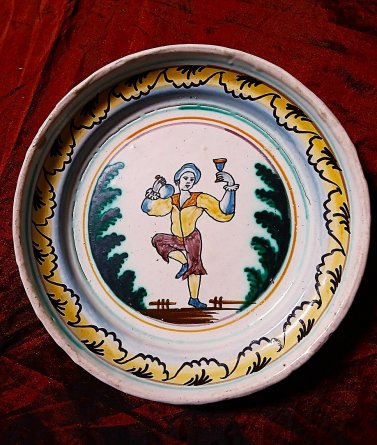 Assiettes Auxerroises fin XVIII 