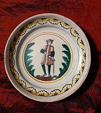 Assiettes Auxerroises fin XVIII 