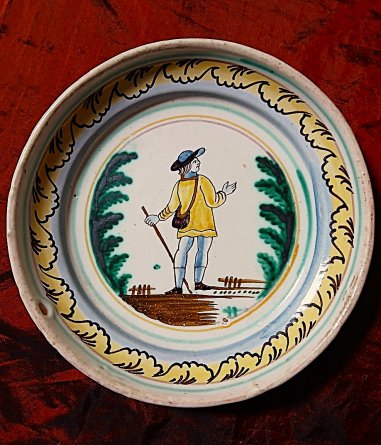 Assiettes Auxerroises fin XVIII 