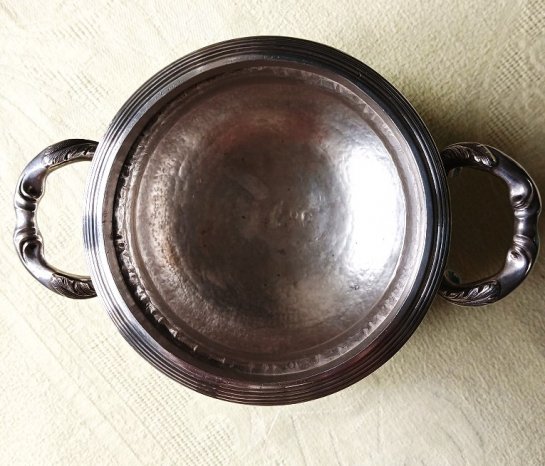 Sucrier en argent massif XIX