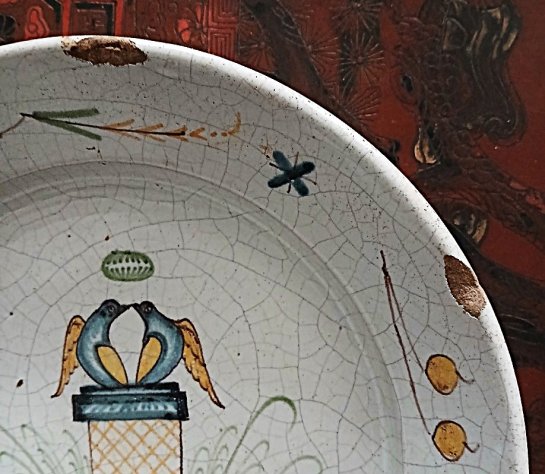 Assiette de mariage XIX