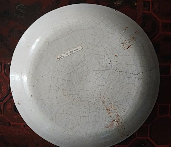 Assiette de mariage XIX