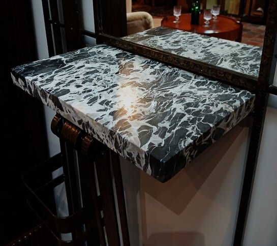 Portemanteau Art Déco en Fer Forgé