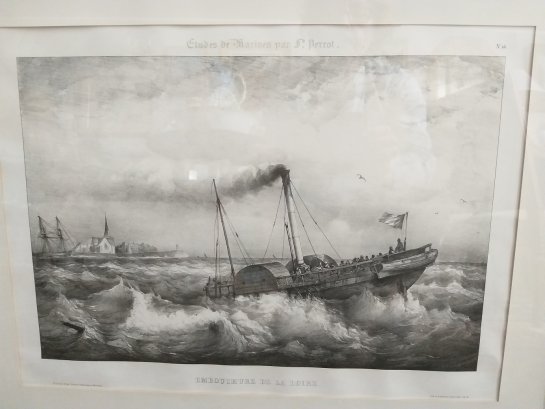 Gravures de Marines de F Perrot