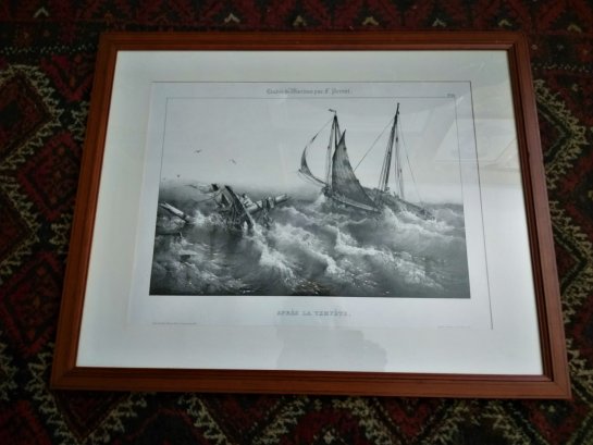 Gravures de Marines de F Perrot